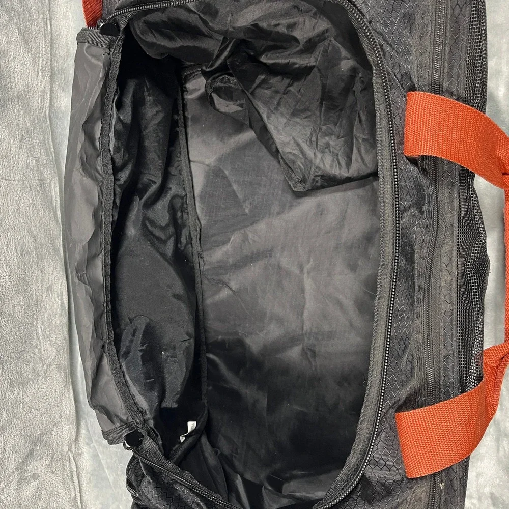 Roper Duffel Bag Large Black Orange Wear The West Western Travel Gym